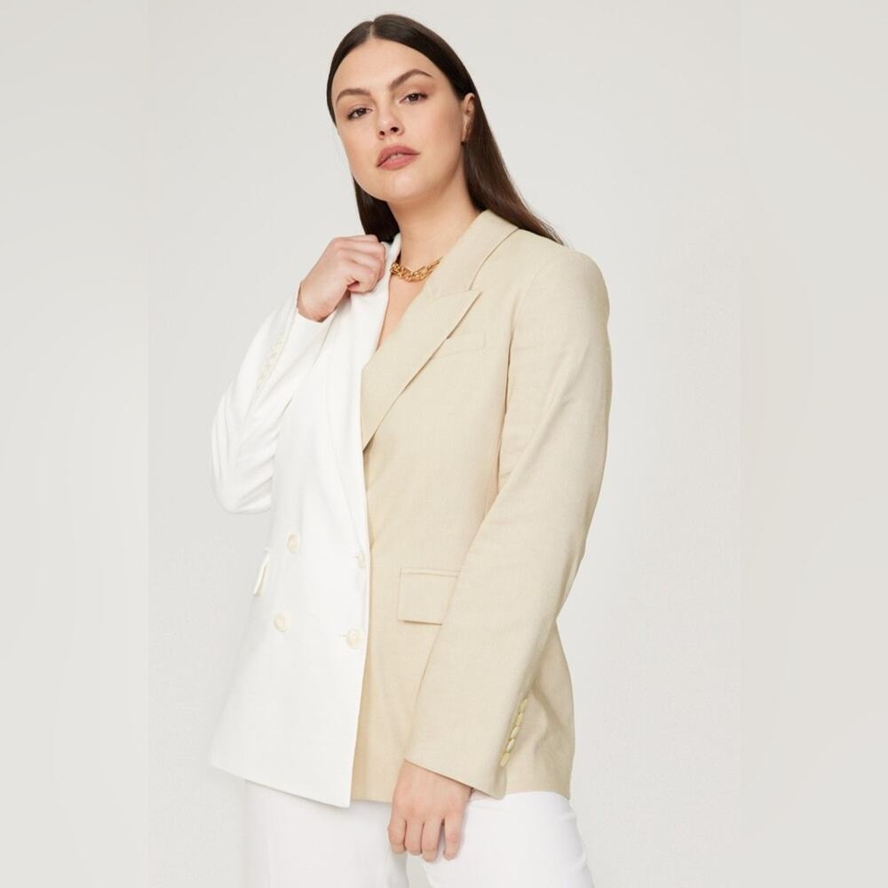 Veronica Beard Braeton Dickey Jacket Size 10 Blush Cream - Picture 1 of 8